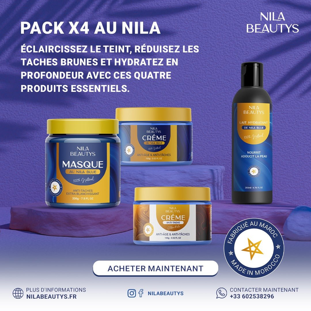 Bienfaits du Nila bleu indigo pour la peau - nilabeautys.com