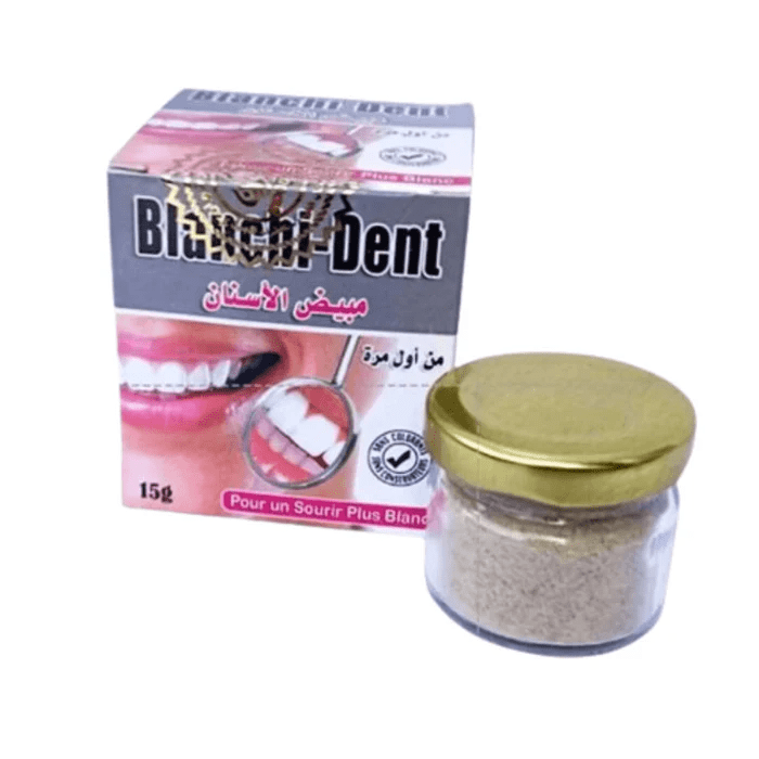 Blanchi-dent Poudre 15g - Sourire Éclatant - nilabeautys.com