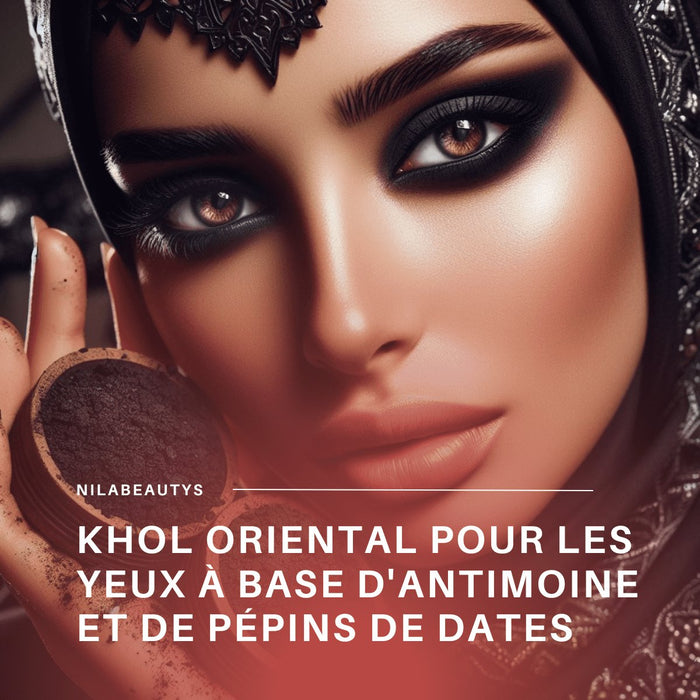 Khol Oriental pour les Yeux à base d'Antimoine et de Pépins de Dates - nilabeautys.com