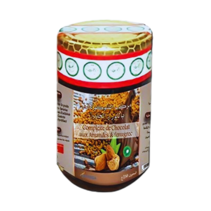 Schokoladenmarmelade mit Mandeln und Bockshornklee 250g | Gourmet Délice für Stärkung und Wohlbefinden