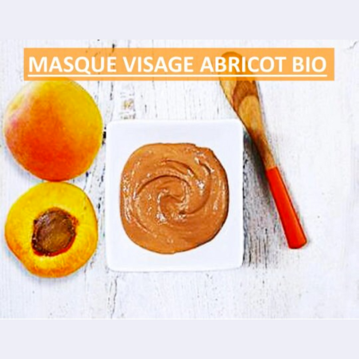 Masque Visage Abricot 100g - Pâte Gommante Peau Douce Slow à l'Abricot Bio