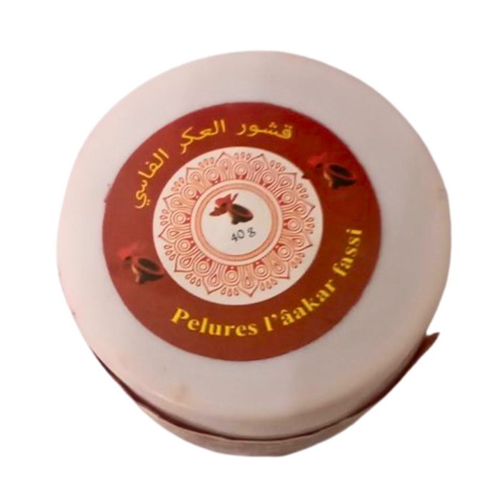 Aker naturel marocain - Pierre de cerf Fassi pour soins du corps et des cheveux - 40g العكر الفاسي