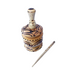 Boite à khôl artisanal | Applicateur de Khol traditionnel en bois clair | Eyeliner du Maroc