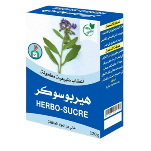 Herbo Sucre 120g - Sucre Naturel Infusé aux Plantes Bienfaisantes