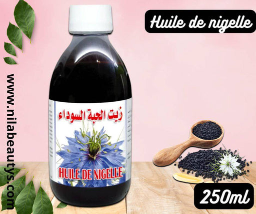 Huile de Nigelle Habbat Al-Baraka - Bienfaits Santé & Beauté - 250ml 