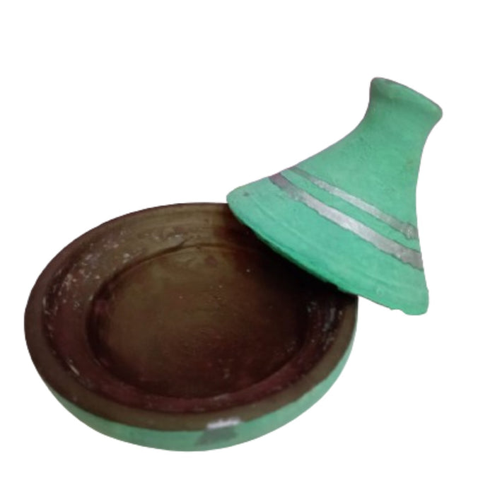 Aker fassi forme tajine du Maroc: verte, orange, rose - nilabeautys.com