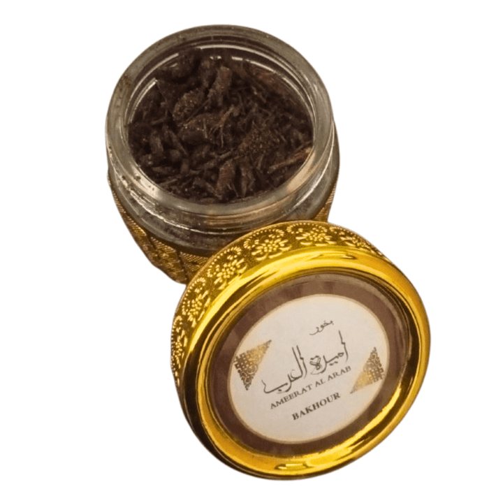 Ameerat Al Arab Bakhour 50g – Encens Doré Émirati - nilabeautys.com