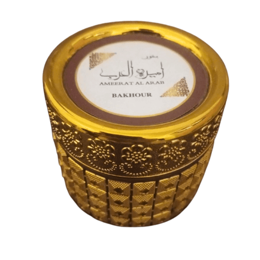 Ameerat Al Arab Bakhour 50g – Encens Doré Émirati - nilabeautys.com