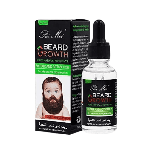 Barbe Huile - Delaman Huile Entretien Soin Barbe Homme Accelerateur Barbe pour Nourrit, Hydrate, Adoucit, Stimule la Pousse et Fait Briller, 30ML - nilabeautys.com