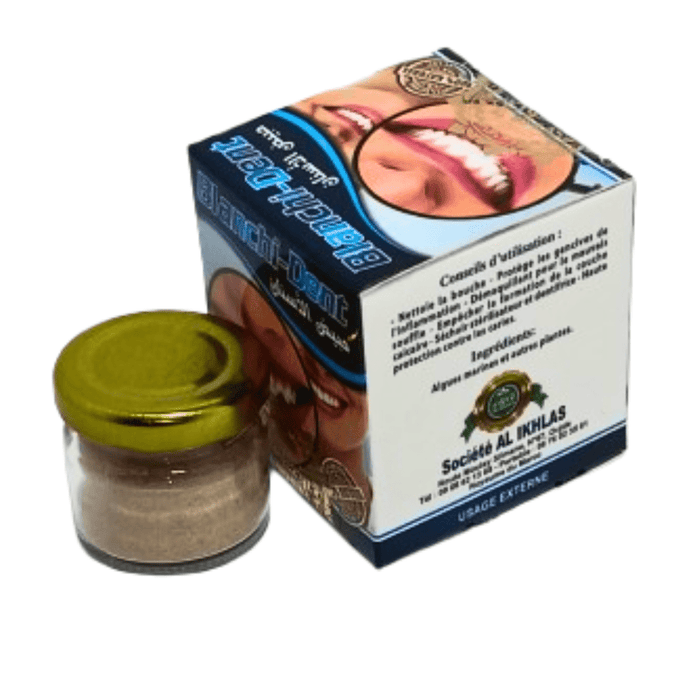 Blanchi - dent en Poudre 15g – Sourire éclatant - nilabeautys.com