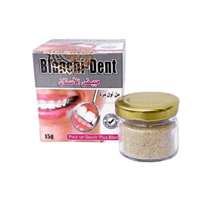 Blanchi - dent en Poudre 15g - Sourire Éclatant et Hygiène Bucco - dentaire - nilabeautys.com