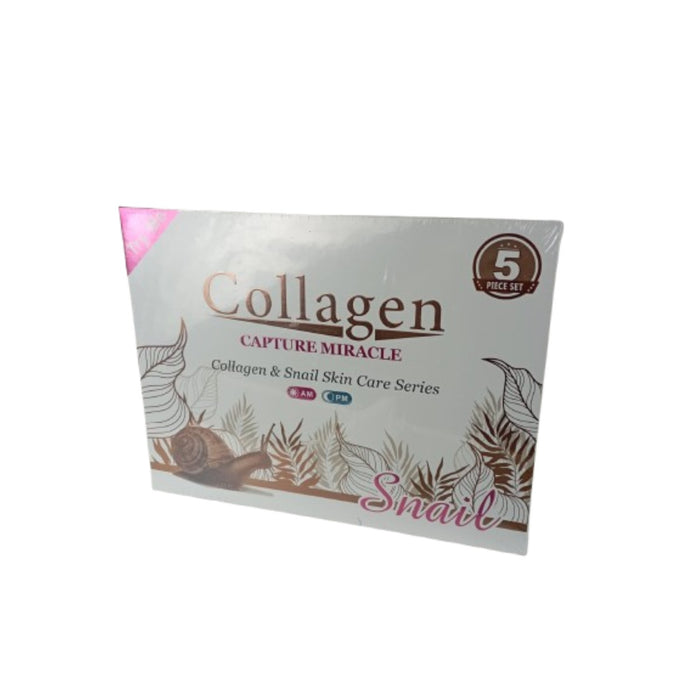 Collagène Pack Soins Anti - Âge Collagène & Escargot - Sérum, Crème et Nettoyant - nilabeautys.com