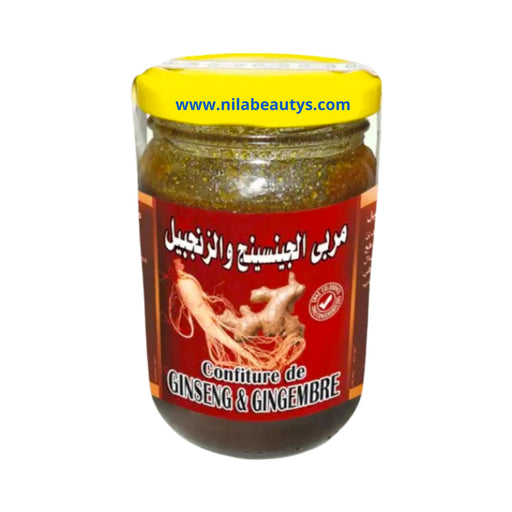 Confiture de Ginseng et Gingembre 250g - Moraba el zanjabile - nilabeautys.com