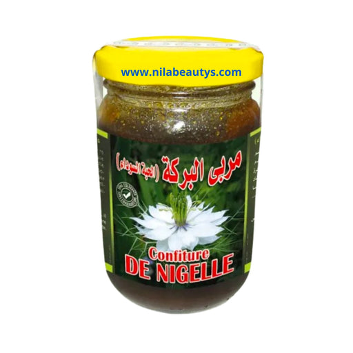 Confiture de Nigelle 250g | Confiture El Baraka | Confiture de grains de nigelle - nilabeautys.com