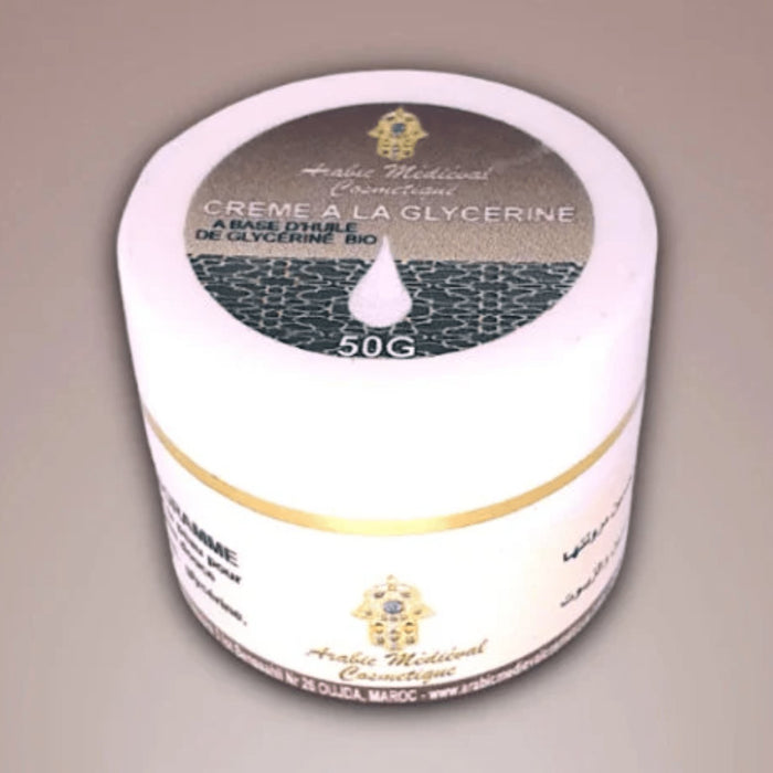 Crème à la glycérine 50g Hydratante | Pour les mains et visage | glycérine végétale - nilabeautys.com