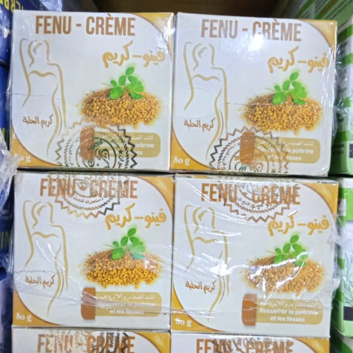 Crème Fenugrec 80g - Fenu Crème Herbo Ridouane - nilabeautys.com