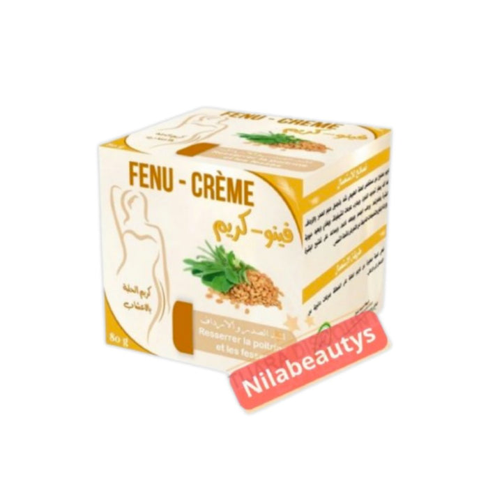 Crème Fenugrec 80g - Raffermit Poitrine & Fessiers Naturellement - nilabeautys.com