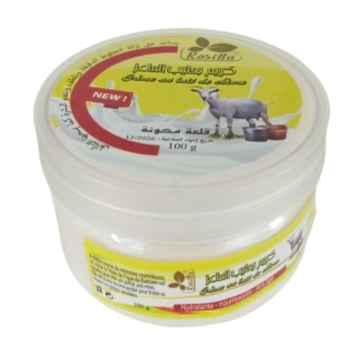 Crème Visage Hydratante au Lait de Chèvre 100 g - nilabeautys.com