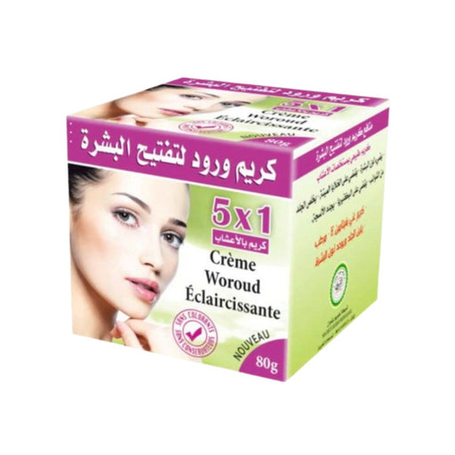 Crème Woroud au rose Éclaircissante 80g | Teint Éclatant et Unifié - nilabeautys.com