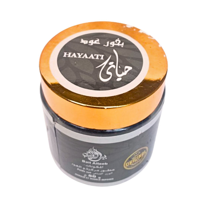 Encens Bakhour Oud Hayati 50g - Bkhour Boie Bien - être et Relaxation - nilabeautys.com