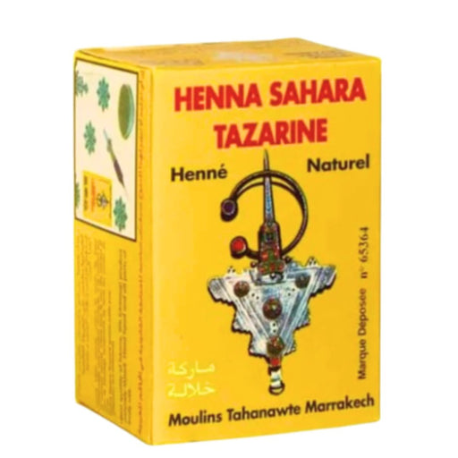 Henné en Poudre Naturel 100g - Sahara Timezorine - nilabeautys.com