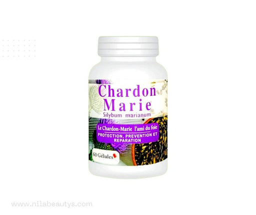 Chardon Marie 60 gélules | Soutien naturel pour la santé du foie et la digestion - nilabeautys.com