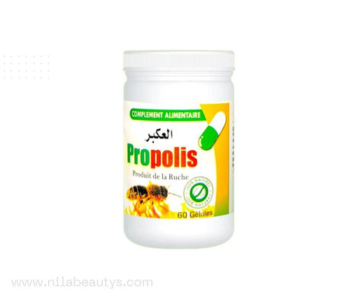 Propolis 60 gélules | Complément alimentaire | Soutien naturel pour renforcer l'immunité et la santé globale - nilabeautys.com