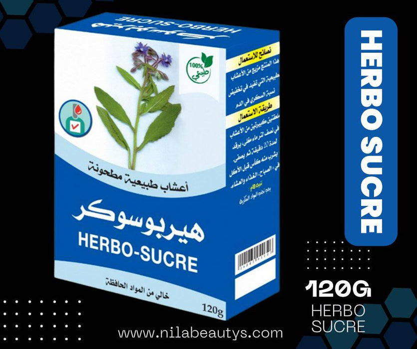 Herbo Sucre 120g | Tisane Régulation des Sucres | À base de plantes médicinales naturelles - nilabeautys.com