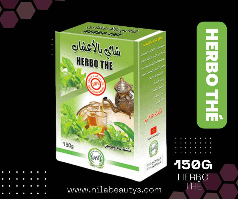 HERBO THÉ NATUREL 150g avec des plantes | khalta de thé marocain | شاي بالأعشاب - nilabeautys.com