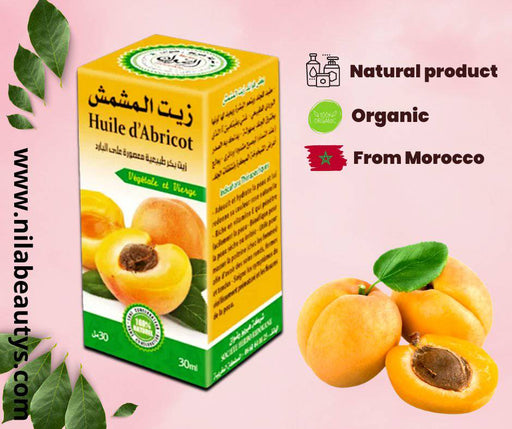 Huile d'Abricot 100% Naturelle | Hydratation, Anti-âge et Éclat de la Peau - nilabeautys.com