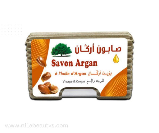 Savon Argan | À l'Huile d'Argan 100g | Soin Exquis pour une Peau Nourrie - nilabeautys.com