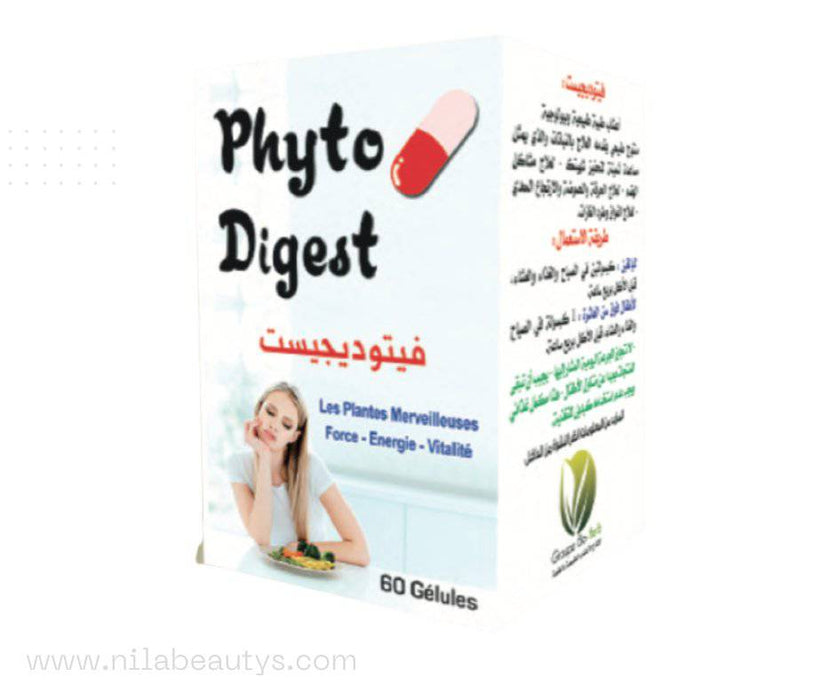 Phyto Digest 60 gélules | Soutien Digestif Naturel pour un Confort Gastrique Optimal - nilabeautys.com