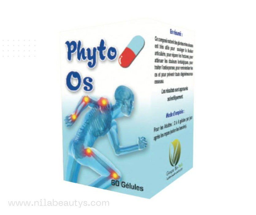 Phyto Os 60 gélules | Complément alimentaire | Soutien pour la santé osseuse et articulaire - nilabeautys.com