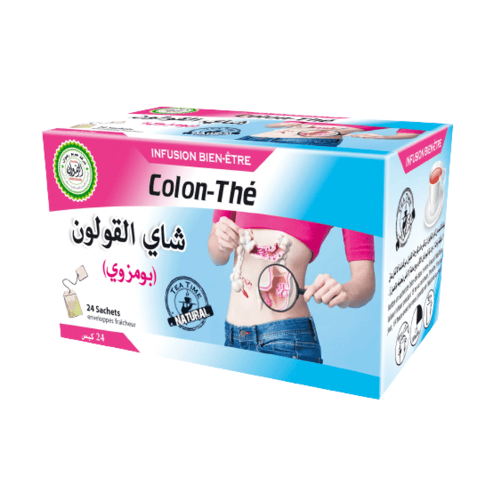 Colon-thé | 24 sachets | Soutien Digestif Naturel Colon thé du Maroc - nilabeautys.com
