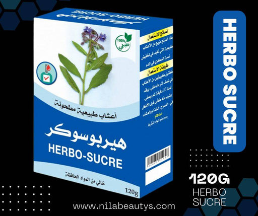 Herbo Sucre 120g | Tisane Régulation des Sucres | À base de plantes médicinales naturelles - nilabeautys.com