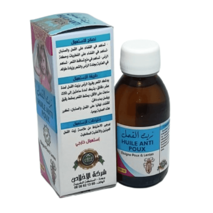 Huile Anti - Poux 125ml – Élimination naturelle et BIO - nilabeautys.com