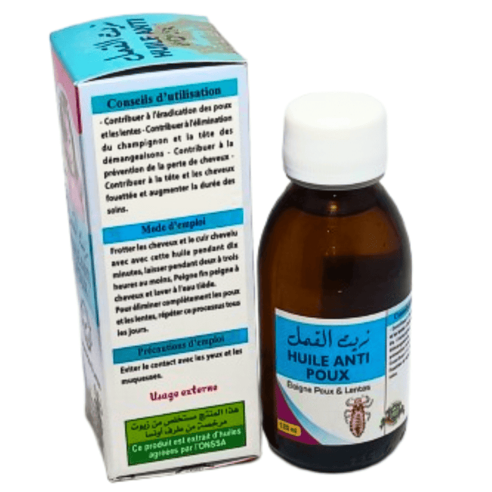 Huile Anti - Poux 125ml – Élimination naturelle et BIO - nilabeautys.com