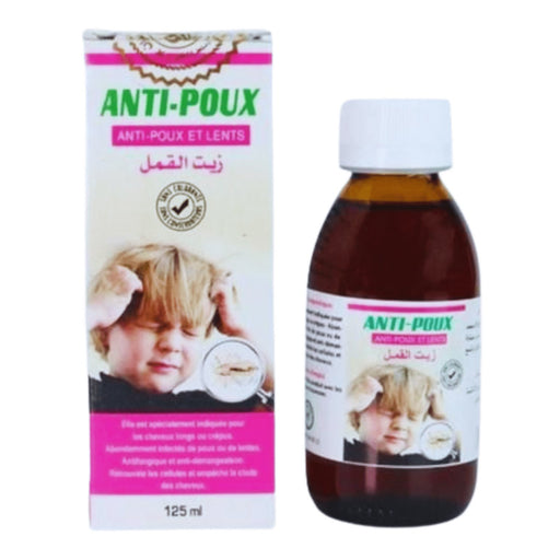 Huile Anti - Poux et Lentes 125ml | 100% BIO | Solution naturelle pour éliminer poux et lentes - nilabeautys.com