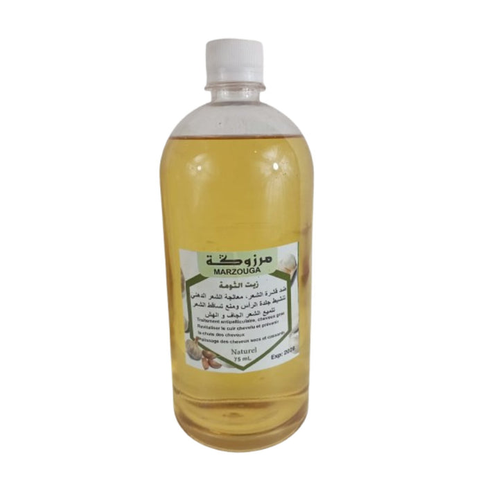 Huile d’Ail 1L – Anti - Pelliculaire et Revitalisante pour Cheveux - nilabeautys.com