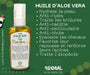 Huile d'Aloé Vera Cosmétique Spray 120ml | Hydrate, protège et renforce votre peau et vos cheveux ! - nilabeautys.com