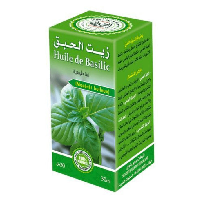 Huile de Basilic 30 ml - Soin Revitalisant et Tonifiant - nilabeautys.com