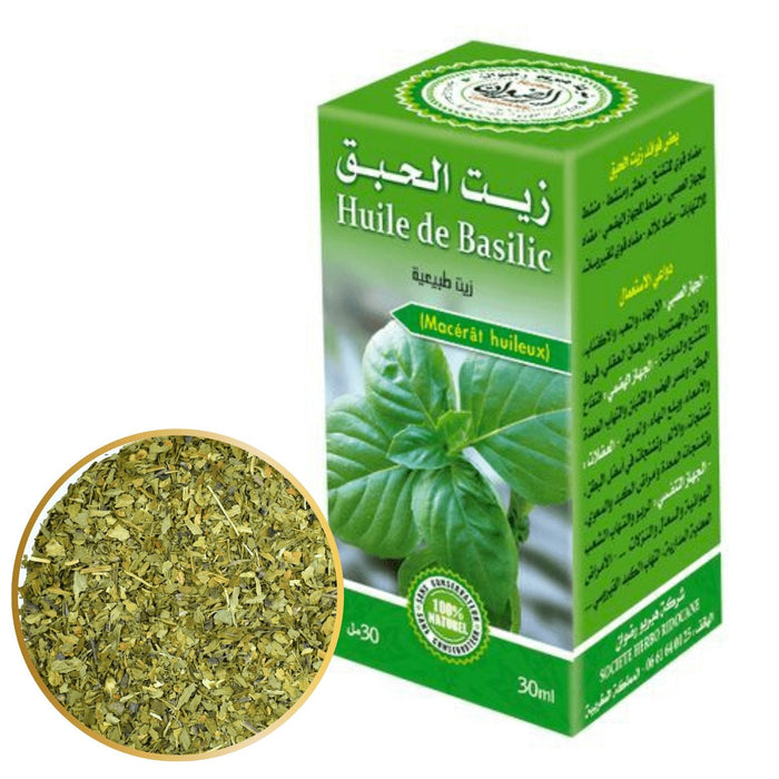 Huile de Basilic 30 ml - Soin Revitalisant et Tonifiant - nilabeautys.com