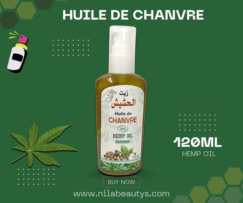 Huile de Chanvre Spray 120ml | Revitalisez vos cheveux avec cette solution naturelle ! - nilabeautys.com