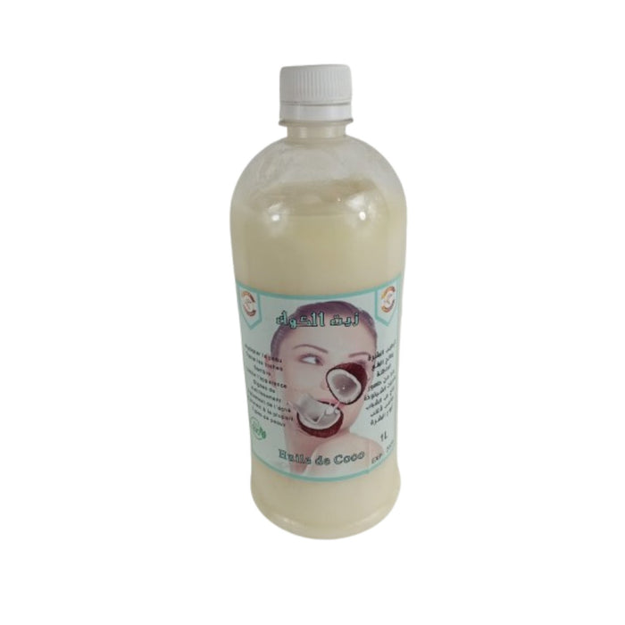 Huile de Coco 1L – Nourrissante et Protectrice pour Cheveux et Peau - nilabeautys.com