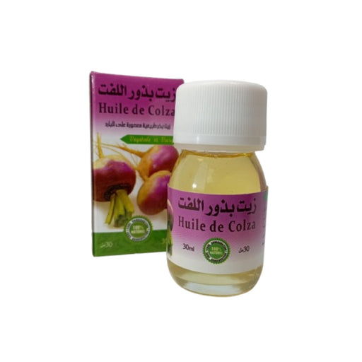 Huile de Colza 30ml – Bienfaits Oméga - 3 pour Peau, Cheveux et Alimentation - nilabeautys.com