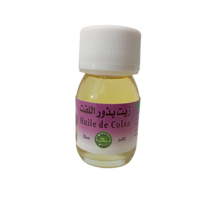 Huile de Colza 30ml – Bienfaits Oméga - 3 pour Peau, Cheveux et Alimentation - nilabeautys.com