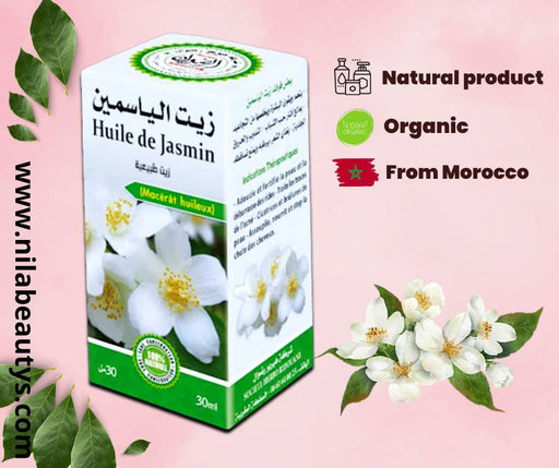 Huile de Jasmin 30ml | Huile de Jasmin de Madagascar | Hydratation et renforcement de la peau - nilabeautys.com