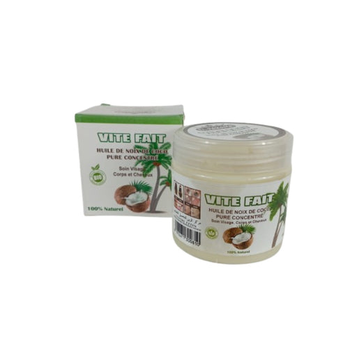 Huile de Noix de Coco Pure Concentrée 150g – Soin Visage, Corps et Cheveux - nilabeautys.com