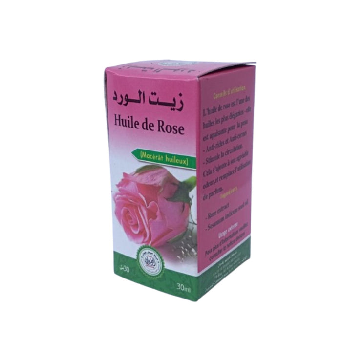 Huile de Rose Végétale 30 ml - Éclat et Hydratation Naturels - nilabeautys.com