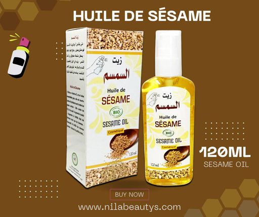 Huile de Sésame Spray 120ml | Prenez soin de votre peau et de vos cheveux - nilabeautys.com